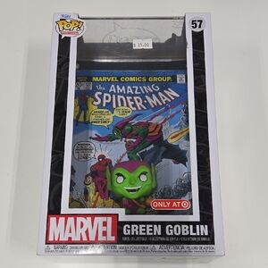 Marvel Green Goblin Funko Pop with Comic Cover